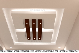 crative ceiling with small dining,kowdiar,trivandrum, kerala